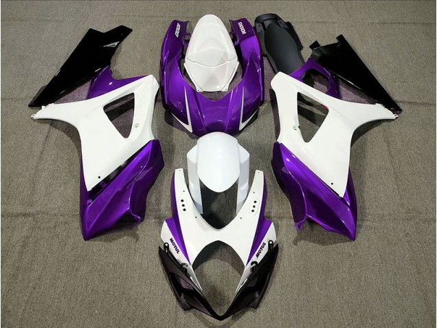 Diseño Personalizado Morado 07-08 GSXR 1000 Carenado Diseño Personalizado Morado 07-08 GSXR 1000 Carenado