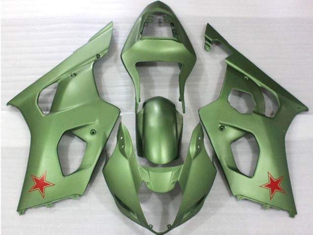 Ejercito Verde 03-04 GSXR 1000 Carenado Ejercito Verde 03-04 GSXR 1000 Carenado