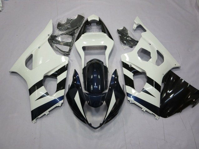 En Blanco & Negro 03-04 GSXR 1000 Carenado En Blanco & Negro 03-04 GSXR 1000 Carenado