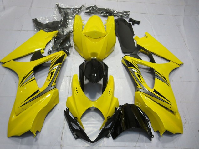 Estilo Amarillo OEM 07-08 GSXR 1000 Carenado Estilo Amarillo OEM 07-08 GSXR 1000 Carenado