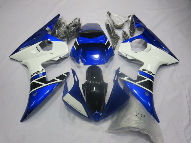 Estilo Azul Blanco OEM 03-04 R6 Carenado