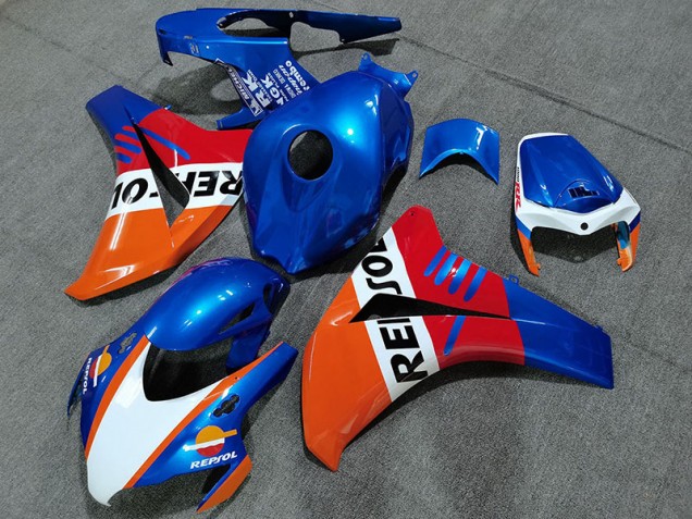 Estilo Azul Perla Repsol 08-11 CBR1000RR Carenado Estilo Azul Perla Repsol 08-11 CBR1000RR Carenado