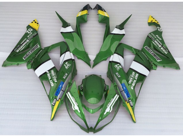 Estilo De Logotipo Verde 13-18 ZX6R Carenado Estilo De Logotipo Verde 13-18 ZX6R Carenado