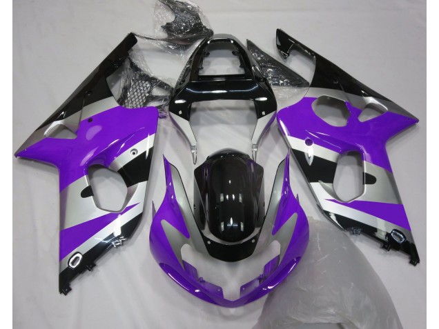 Estilo Morado Plateado OEM 00-02 GSXR 1000 Carenado Estilo Morado Plateado OEM 00-02 GSXR 1000 Carenado