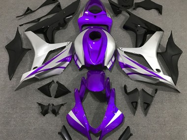 Estilo Morado & Plateado OEM 07-08 CBR600RR Carenado