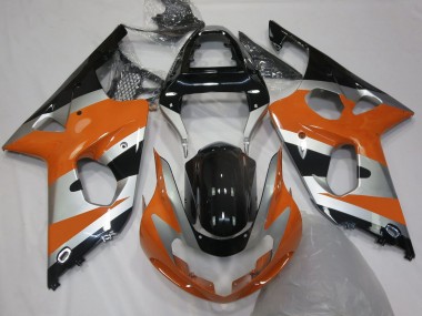 Estilo Naranja Plateado OEM 00-02 GSXR 1000 Carenado