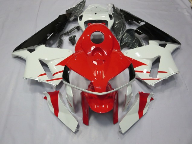 Estilo Rojo & Blanco 05-06 CBR600RR Carenado Estilo Rojo & Blanco 05-06 CBR600RR Carenado