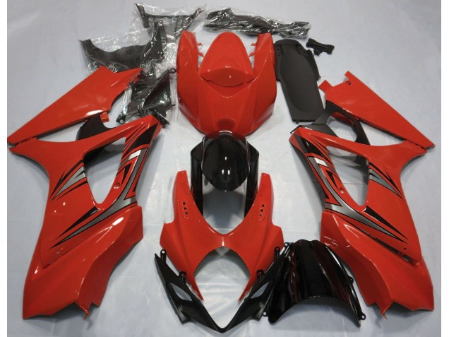 Estilo Rojo OEM 07-08 GSXR 1000 Carenado