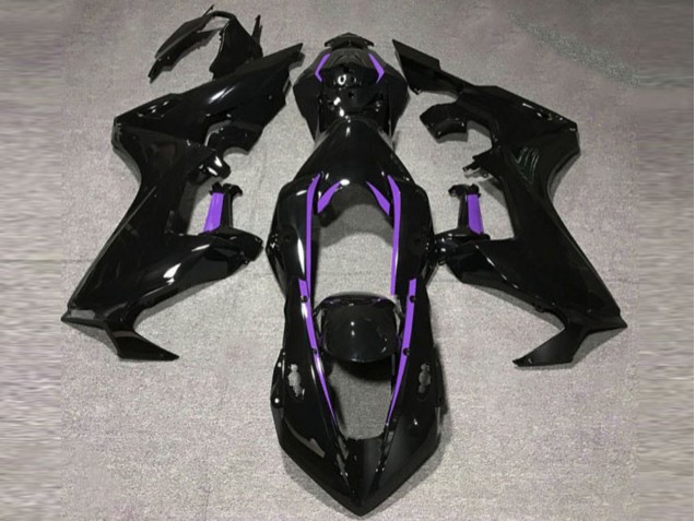 Forro Negro Brillante & Morado 17-23 CBR1000RR Carenado Forro Negro Brillante & Morado 17-23 CBR1000RR Carenado
