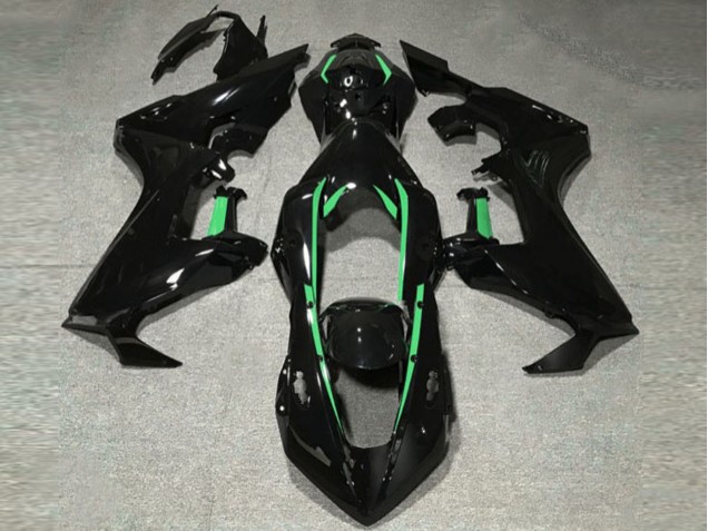 Forro Negro Brillante & Verde Bosque 17-23 CBR1000RR Carenado Forro Negro Brillante & Verde Bosque 17-23 CBR1000RR Carenado