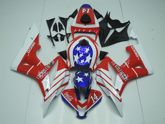 Geico 14 07-08 CBR600RR Carenado Geico 14 07-08 CBR600RR Carenado