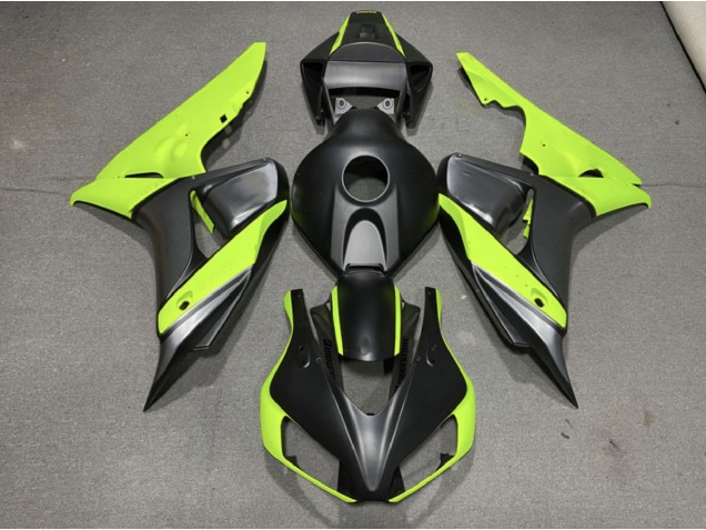 Gris Mate Negro & Verde 06-07 CBR1000RR Carenado Gris Mate Negro & Verde 06-07 CBR1000RR Carenado