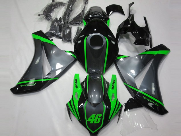 Gris Motul & Verde 08-11 CBR1000RR Carenado Gris Motul & Verde 08-11 CBR1000RR Carenado