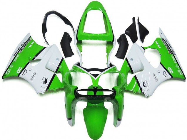 Kit De Brillo Verde Claro 00-02 ZX6R Carenado Kit De Brillo Verde Claro 00-02 ZX6R Carenado