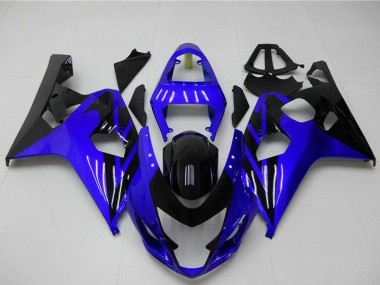 Descuento Carenados Moto Suzuki GSXR 600/750 2004-2005 - Azul Negro Brillante