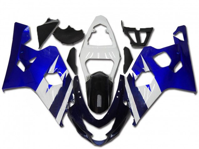 Descuento Kits Carenado Moto Suzuki GSXR 600/750 2004-2005 - Blanco Azul Negro