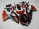 Descuento Carenados Moto Suzuki GSXR 600/750 2008-2010 - Naranja Gris Negro Brillante