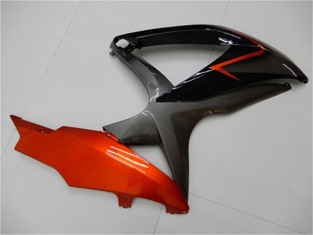 Descuento Carenados Moto Suzuki GSXR 600/750 2008-2010 - Naranja Gris Negro Brillante