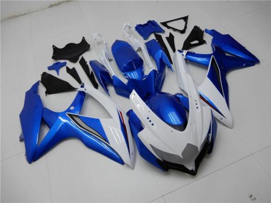 Descuento Carenados Moto Suzuki GSXR 600/750 2008-2010 - Blanco Azul