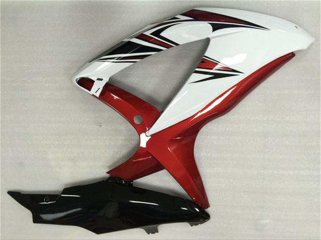 Descuento Carenados Moto Suzuki GSXR 600/750 2008-2010 - Blanco Rojo Negro Brillante