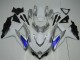 Descuento Carenados Moto Suzuki GSXR 600/750 2008-2010 - Plata Blanco Azul Negro