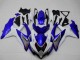 Descuento Carenados Moto Suzuki GSXR 600/750 2008-2010 - Blanco Azul Negro Rojo Línea