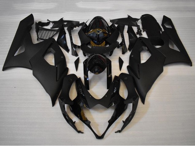 Descuento Kits Carenados Moto Suzuki GSXR 1000 2005-2006 - Negro Brillante Negro Mate