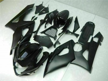 Descuento Carenado Moto Suzuki GSXR 1000 2005-2006 - Negro Brillante Negro Mate