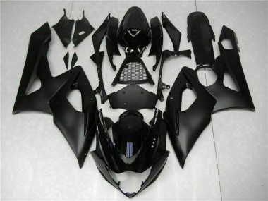 Descuento Carenado Moto Suzuki GSXR 1000 2005-2006 - Negro Brillante Negro Mate
