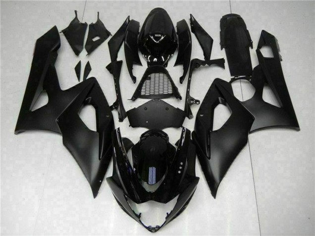 Descuento Carenado Moto Suzuki GSXR 1000 2005-2006 - Negro Brillante Negro Mate