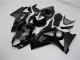 Descuento Carenados Moto Suzuki GSXR 1000 2007-2008 - Negro Brillante Negro Mate No Calcomanía