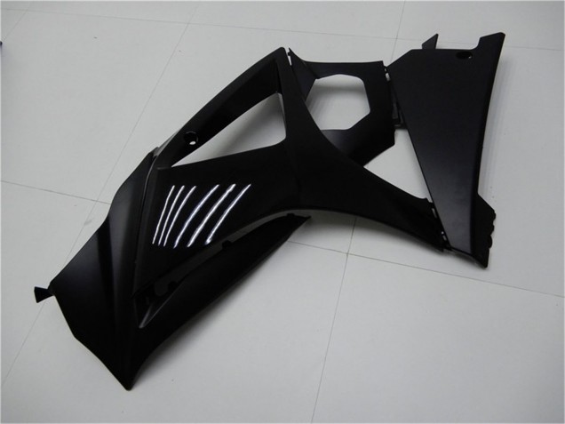 Descuento Carenados Moto Suzuki GSXR 1000 2007-2008 - Negro Brillante Negro Mate No Calcomanía