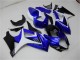 Descuento Carenados Moto Suzuki GSXR 1000 2007-2008 - Blanco Azul Negro No Calcomanía