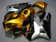 Descuento Carenado Moto Honda CBR600RR 2003-2004 - Plata Oro Negro Brillante