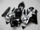 Descuento Carenados Moto Honda CBR600RR 2003-2004 - Plata Negro Brillante Raya