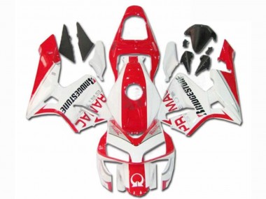 Descuento Carenados Moto Honda CBR600RR 2003-2004 - Blanco Rojo Pramac Bridgestone