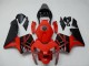 Descuento Carenados Moto Honda CBR600RR 2003-2004 - Rojo Negro Brillante OEM Estilo