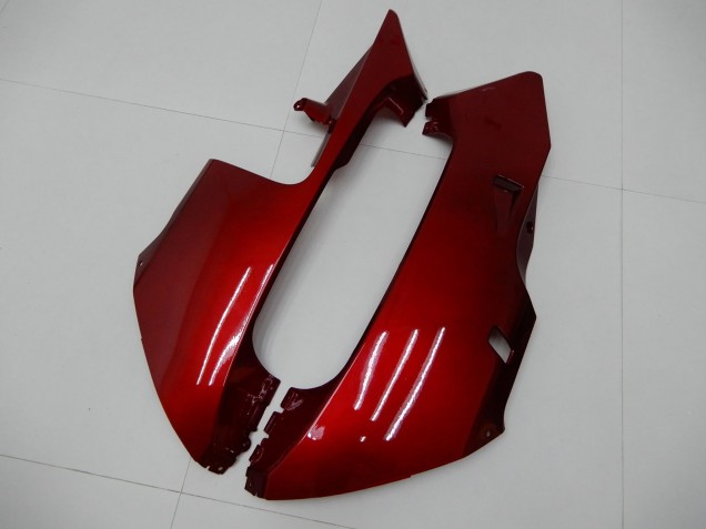 Descuento Carenados Moto Honda CBR600RR 2003-2004 - Rojo Negro Mate Raya