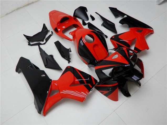 Descuento Carenados ABS Honda CBR600RR 2005-2006 - Rojo Negro