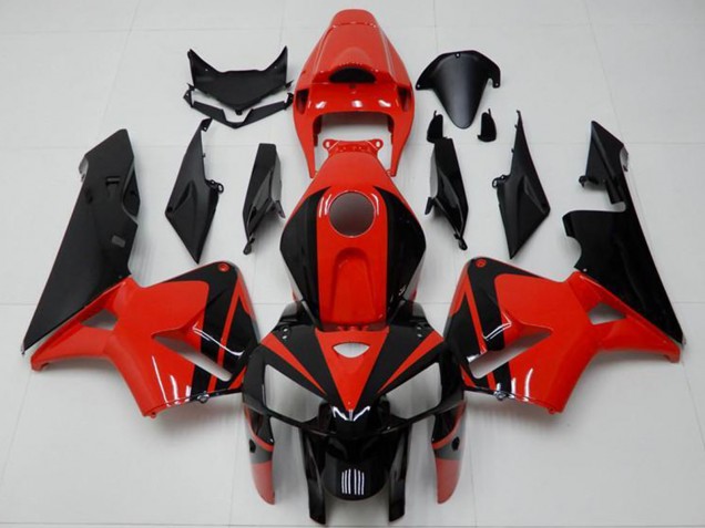 Descuento Carenados ABS Honda CBR600RR 2005-2006 - Rojo Negro