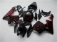 Descuento Kits Carenado Moto Honda CBR600RR 2005-2006 - Negro Brillante Rojo Llama