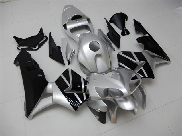 Descuento Carenado Moto Honda CBR600RR 2005-2006 - Plata Negro