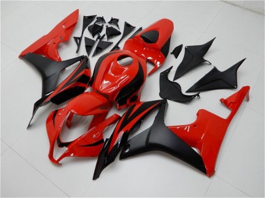 Descuento Carenado Moto Honda CBR600RR 2007-2008 - Rojo Negro Mate