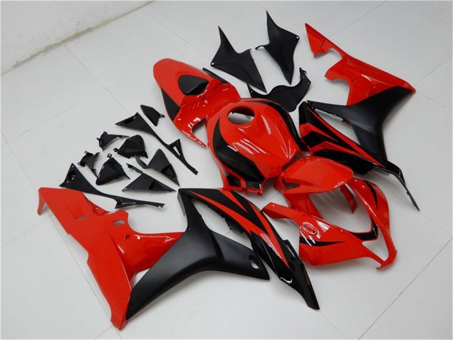 Descuento Carenado Moto Honda CBR600RR 2007-2008 - Rojo Negro Mate