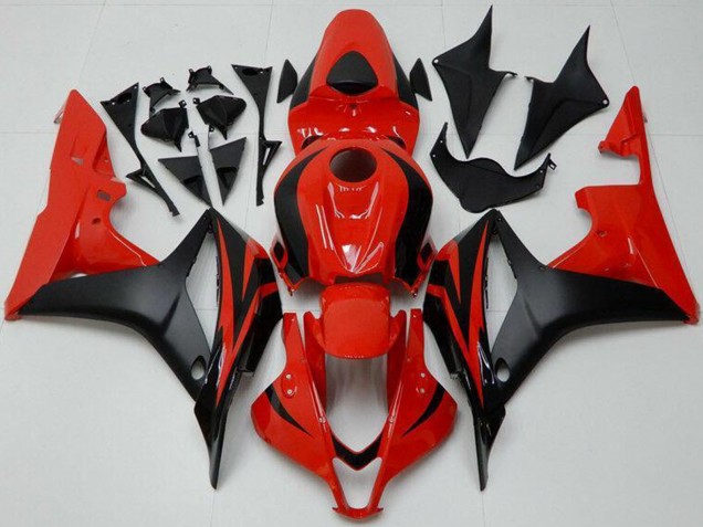 Descuento Carenado Moto Honda CBR600RR 2007-2008 - Rojo Negro Mate