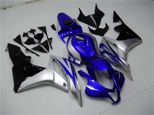 Descuento Carenados Moto Honda CBR600RR 2007-2008 - Plata Azul Negro Brillante OEM Estilo