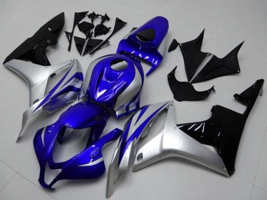Descuento Carenados Moto Honda CBR600RR 2007-2008 - Plata Azul Negro Brillante OEM Estilo
