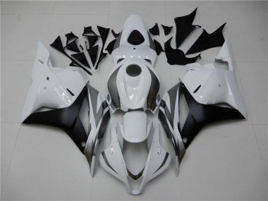 Descuento Carenado Moto Honda CBR600RR 2009-2012 - Blanco Gris Negro Mate