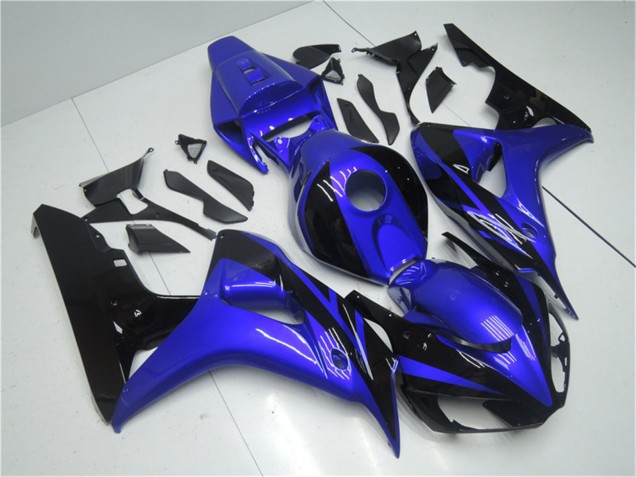 Descuento Kits Carenado Moto Honda CBR1000RR 2006-2007 - Azul Negro Brillante