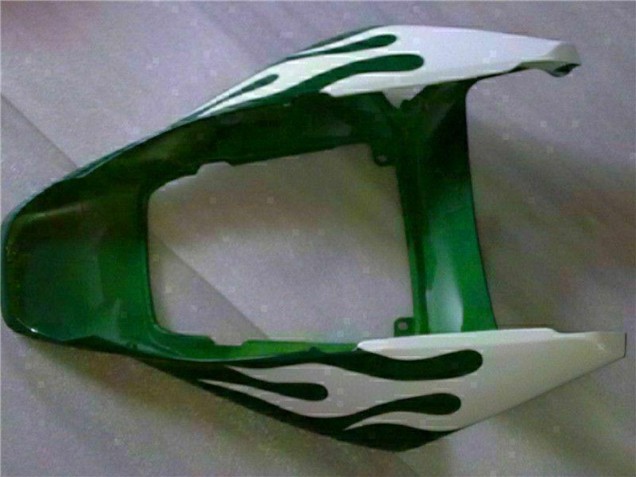 Descuento Carenados Moto Honda CBR1000RR 2006-2007 - Blanco Verde Llama